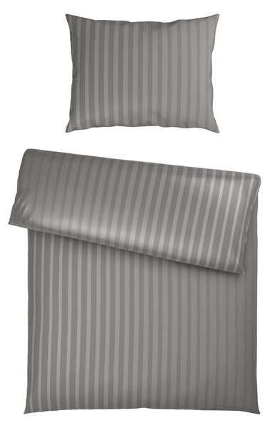 POVLEČENÍ, satén, barvy stříbra, 140/200 cm Dieter Knoll - Povlečení