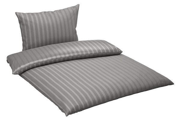 POVLEČENÍ, satén, barvy stříbra, 140/200 cm Dieter Knoll - Povlečení