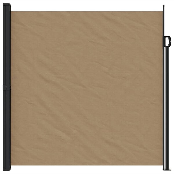 Zatahovací boční markýza taupe 200 x 300 cm