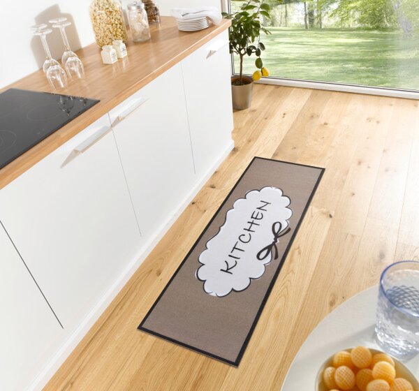 Koberec / Běhoun Hanse Home Cook & Clean Kitchen Hanse Home Cloud hnědý / bílý / černý