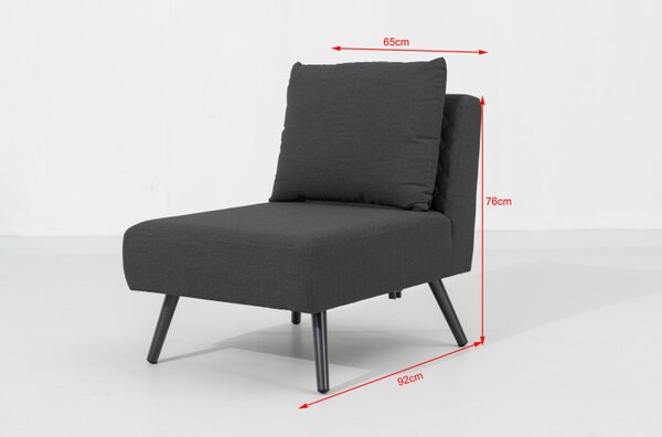 Doppler Melia LIKA-TEX® antracit - luxusní zahradní souprava