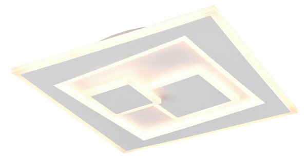 STROPNÍ LED SVÍTIDLO, 35,5/35,5/6 cm Novel - Stropní svítidla