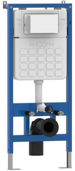 Mexen Tex Slim, WC montážní rám pod omítku s mechanickým splachováním, 61100