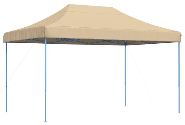 Skládací party stan pop-up béžový 440 x 292 x 315 cm