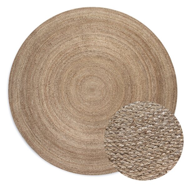 Koberec Hanse Home Jute Braided Rangpur šedý / hnědý