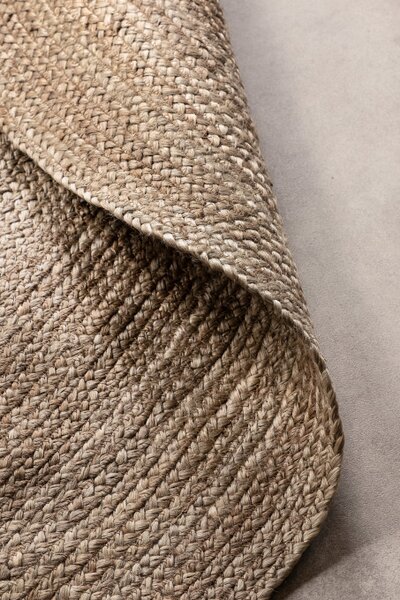 Koberec Hanse Home Jute Braided Rangpur šedý / hnědý