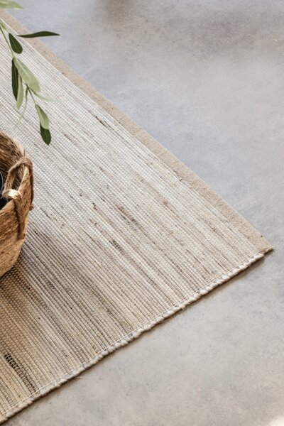 Koberec Hanse Home Handloom 1.0 Dhaka naturální / šedý / hnědý