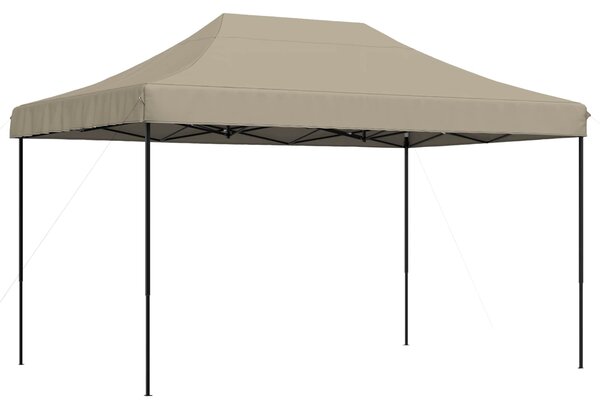 Skládací party stan pop-up taupe 440 x 292 x 315 cm