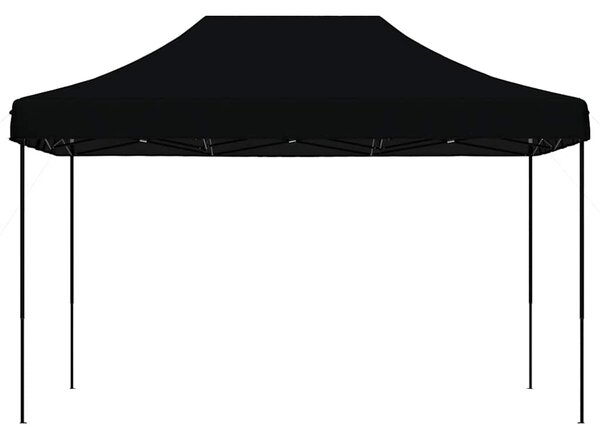 Skládací party stan pop-up černý 410 x 279 x 315 cm