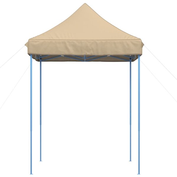 Skládací party stan pop-up béžový 200 x 200 x 306 cm