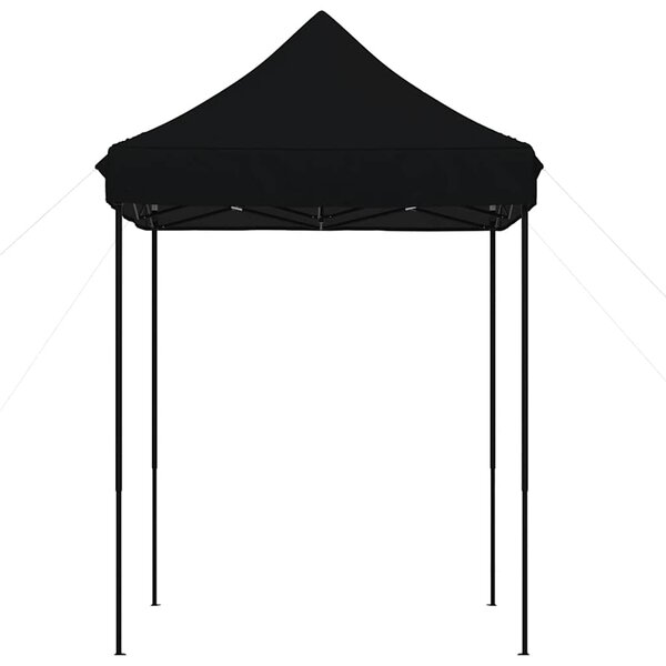 Skládací party stan pop-up černý 200 x 200 x 306 cm