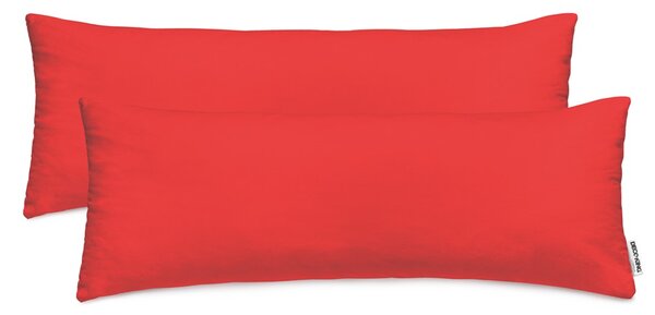 FLHF Povlak na polštář Amber červená, 40x120 - 2 ks