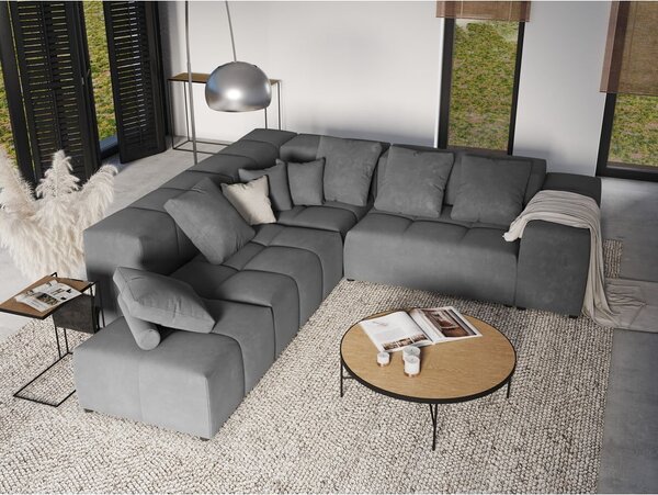 Sametový dekorační polštář ø 13 cm Rome Velvet – Cosmopolitan Design