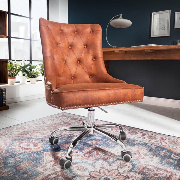 Massive home | Kancelářská židle Victorian světle hnědá 40166