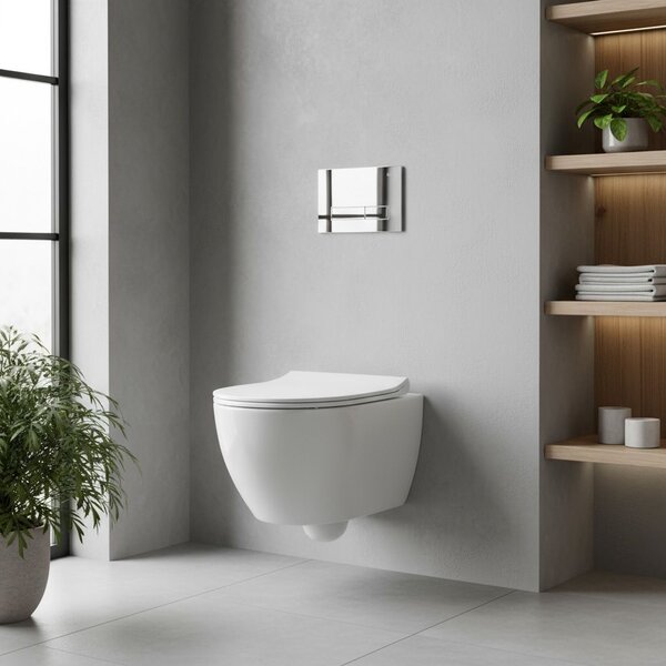 Rea Rea, Ovládací tlačítko k podomítkovým systémům WC HD K011A-Q Chrome, REA-E9561