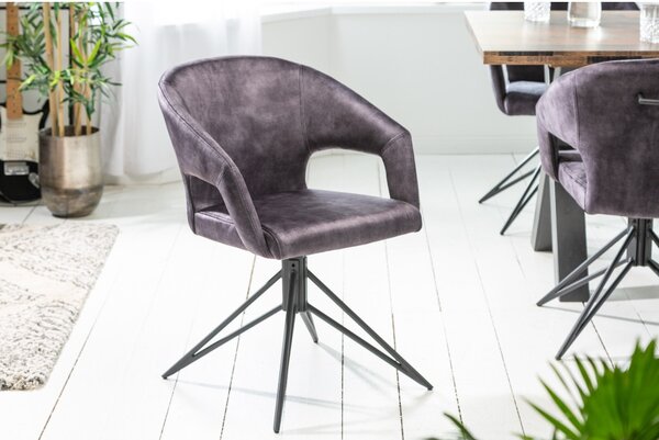 Massive home | Pohodlná jídelní židle, šedá Gustav MH404960