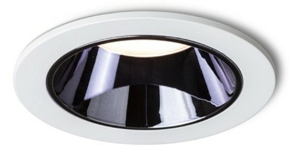 RED - DESIGN RENDL RENDL ANSEL zápustné svítidlo bílá černý chrom 230V LED 12W 60° 3000K R14238