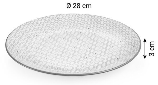 Mělký talíř FRESCO ø 27 cm, Barley