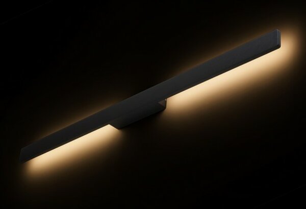 RED - DESIGN RENDL RENDL BONAREA 104 nástěnné svítidlo černá satinovaný akryl 230V LED 18W 120° IP54 3000K R14192