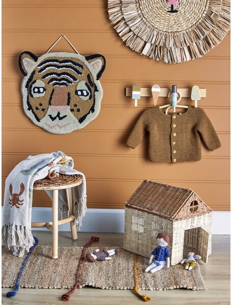 Nástěnný dětský věšák z bukového dřeva Zyon - Bloomingville Mini