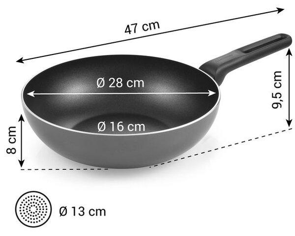 Wok BRAVA ø 28 cm