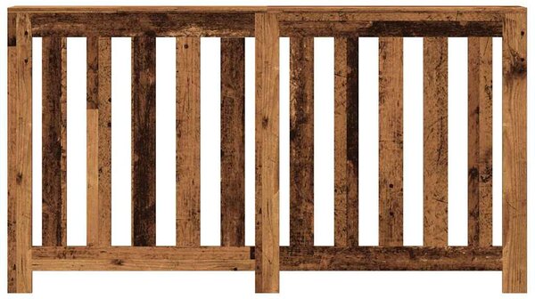 Kryt na radiátor old wood 149 x 20 x 82 cm kompozitní dřevo