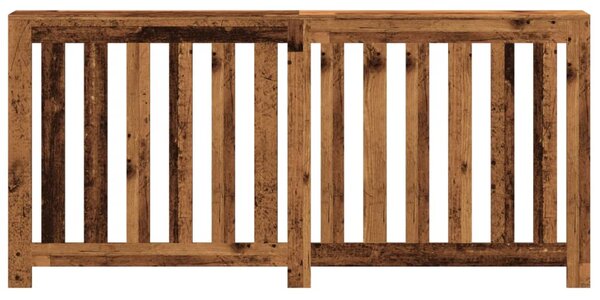 Kryt na radiátor old wood 175 x 20 x 82 cm kompozitní dřevo