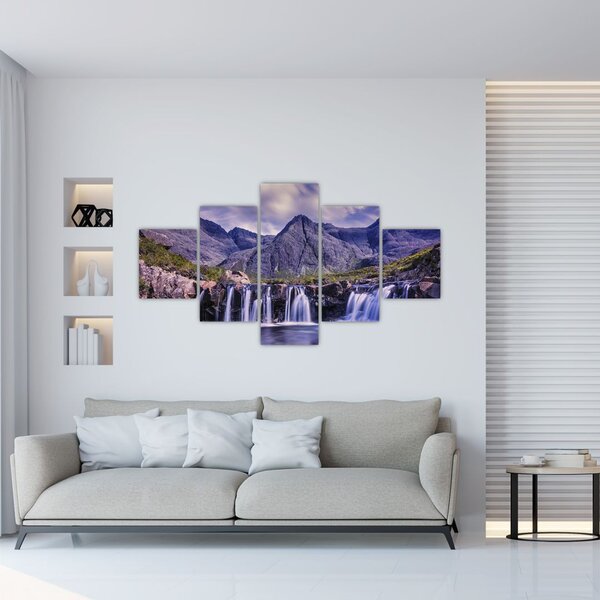 Obraz vodopádů (125x70 cm)