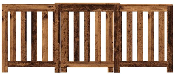 Kryt na radiátor old wood 205 x 21,5 x 83,5 cm kompozitní dřevo