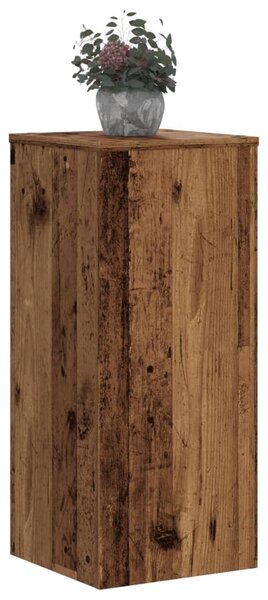 Stojany na rostliny 2 ks old wood 30x30x70 cm kompozitní dřevo