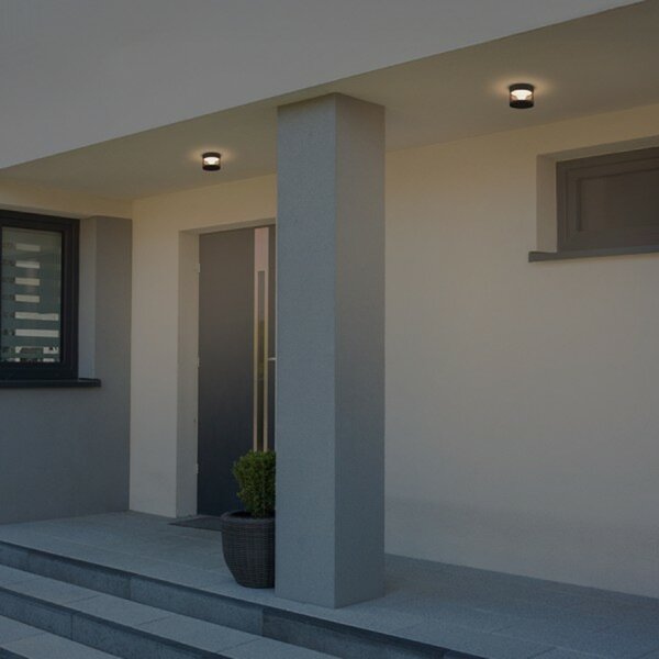 RED - DESIGN RENDL RENDL BRENDA přisazené svítidlo černá 230V LED LED 9W IP65 3000K R14202