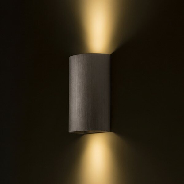RED - DESIGN RENDL RENDL CAPRI R nástěnné svítidlo česaný bronz 230V GU10 2x9W R14415