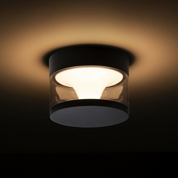 RED - DESIGN RENDL RENDL BRENDA přisazené svítidlo černá 230V LED LED 9W IP65 3000K R14202