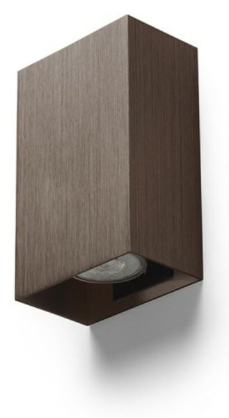 RED - DESIGN RENDL RENDL CAPRI RC nástěnné svítidlo česaný bronz 230V GU10 2x9W R14418