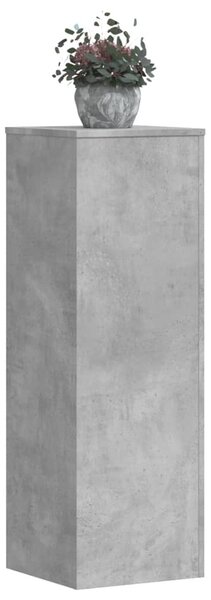 Stojany na rostliny 2 ks betonově šedé 33x33x100 cm kompozit