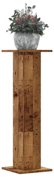 Stojany na rostliny 2 ks old wood 30x30x95 cm kompozitní dřevo