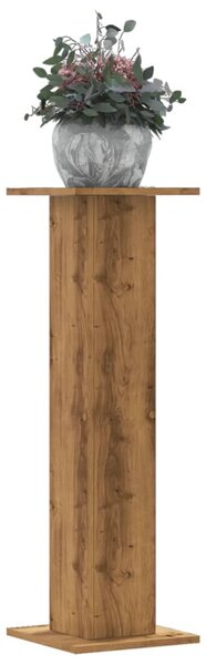 Stojany na rostliny 2 ks dub artisan 30 x 30 x 95 cm kompozit