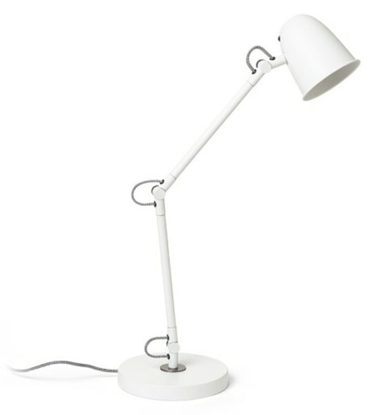 RED - DESIGN RENDL RENDL DANNY stolní lampa bílá matný nikl 230V E14 5W R14187