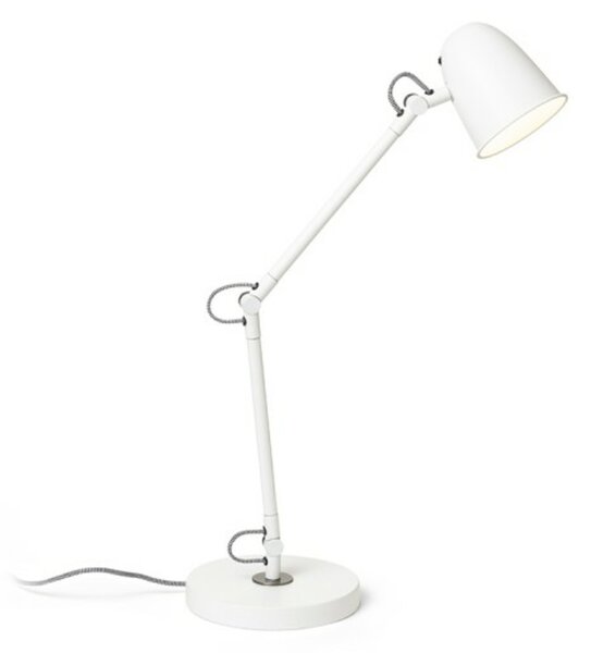 RED - DESIGN RENDL RENDL DANNY stolní lampa bílá matný nikl 230V E14 5W R14187