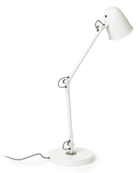 RED - DESIGN RENDL RENDL DANNY stolní lampa bílá matný nikl 230V E14 5W R14187