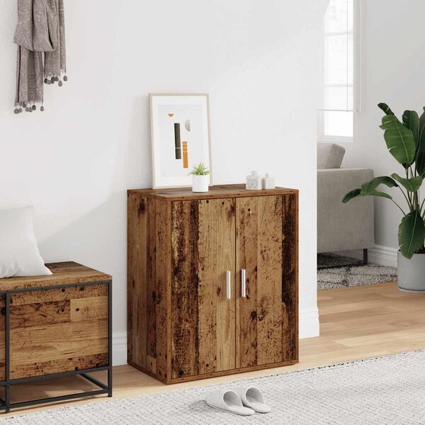 Botník old wood 60 x 35 x 70 cm kompozitní dřevo