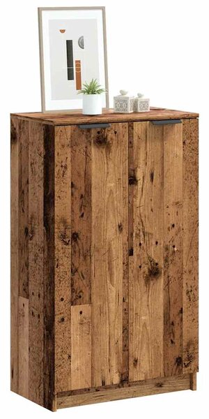 Botník old wood 59 x 35 x 70 cm kompozitní dřevo