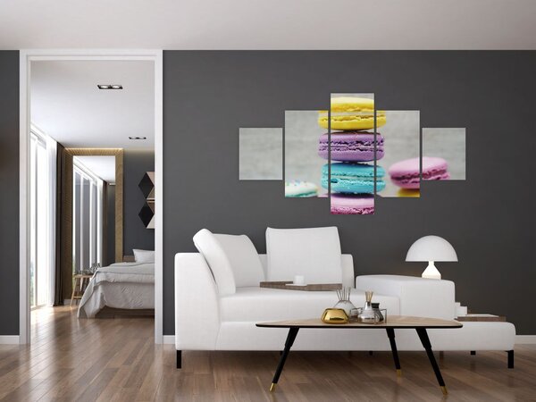 Obraz makronek (125x70 cm)