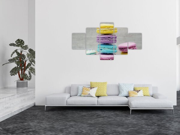 Obraz makronek (125x70 cm)