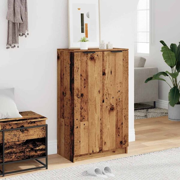 Botník old wood 59 x 35 x 70 cm kompozitní dřevo