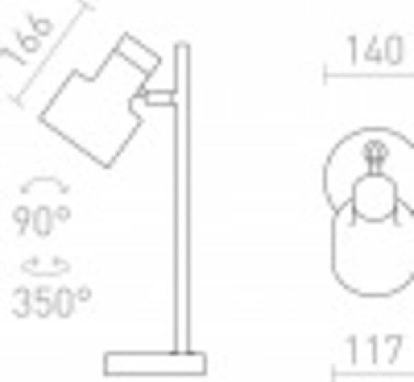 RED - DESIGN RENDL RENDL DIVINA stolní lampa mosaz/dekor černý mramor 230V E27 5W R14261
