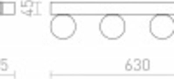 RED - DESIGN RENDL RENDL DOMINO IV nástěnné svítidlo chrom/opálové sklo 230V G9 4x6W IP44 R14390