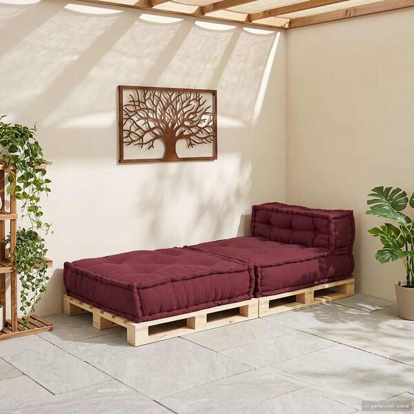 Modulární pohovka Maroon 70x70x54 Fabric