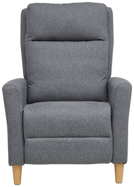 TELEVIZNÍ KŘESLO, plast, textil, šedá Carryhome - TV křesla