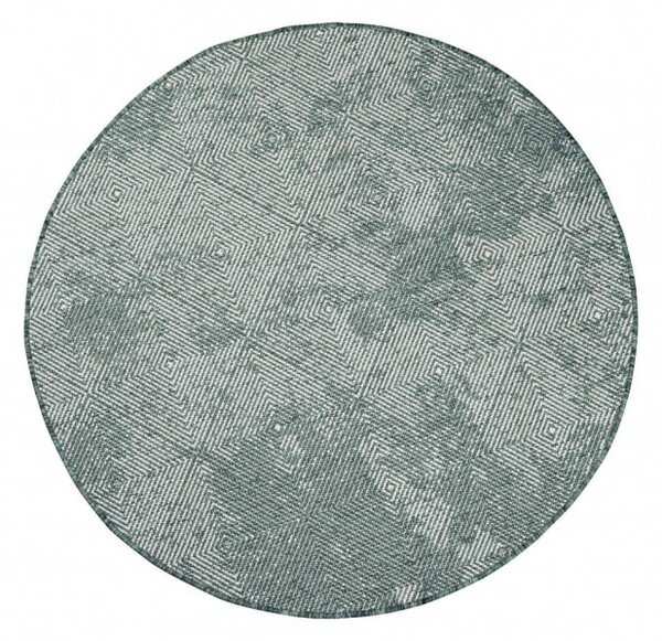 Oboustranný koberec DuoRug 5845 zelený kruh